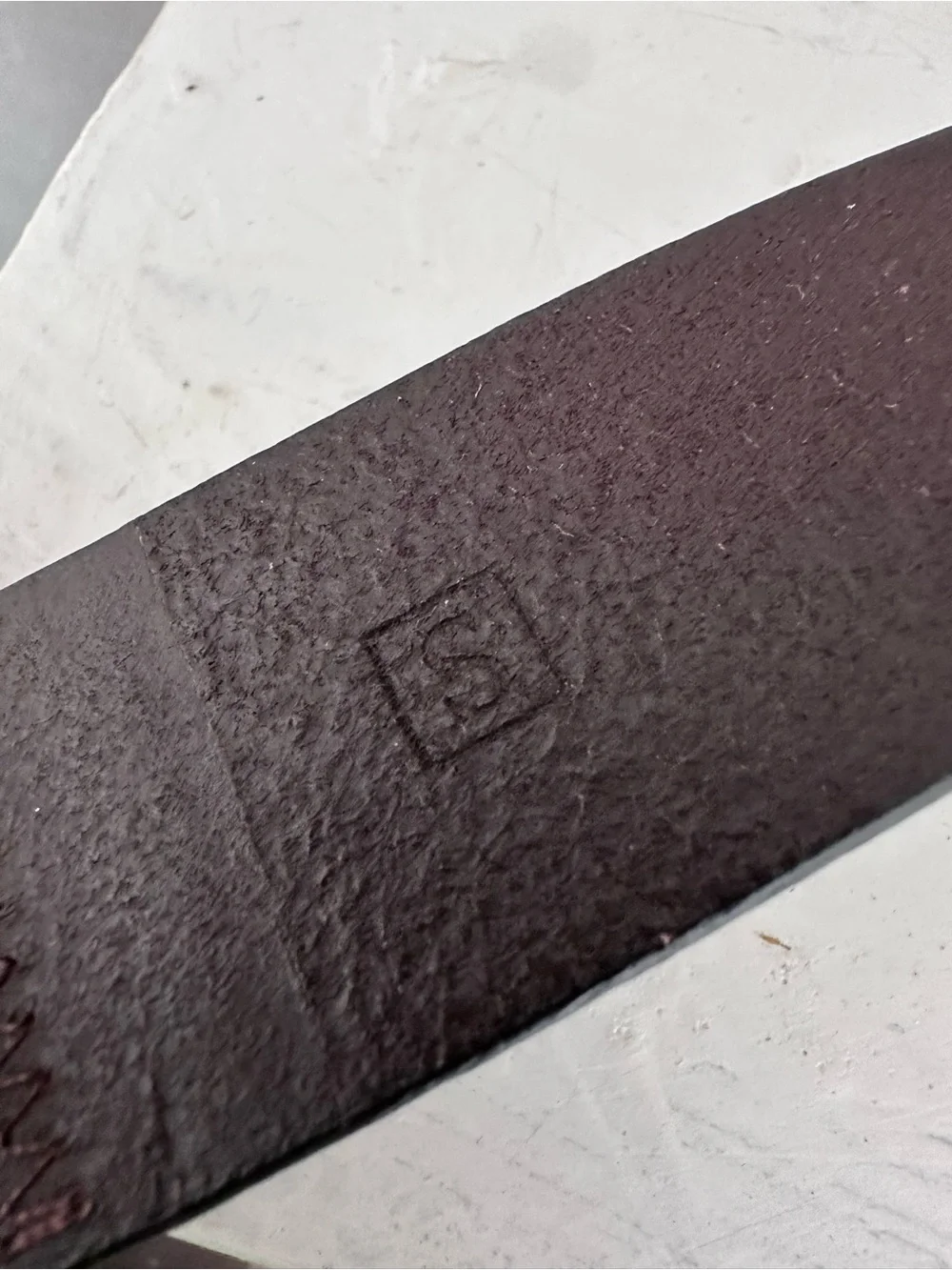 FOSSIL LEATHER BROWN BELT SMALL